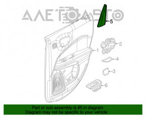 Capac usa interioara spate stanga Jeep Compass 17-