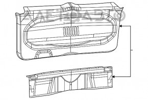 Capacul portbagajului Jeep Renegade 15- maro, zgârieturi