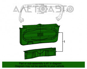 Capacul portbagajului Jeep Renegade 15- maro, zgârieturi