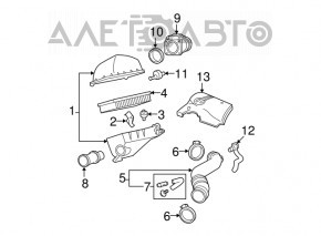 Conducta de aer Lincoln Town Car 05-11