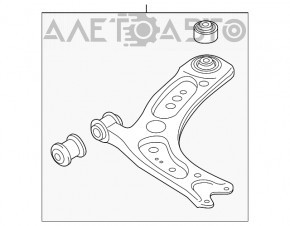 Maneta inferioară față stânga Audi A3 8V 15-20 nouă originală OEM