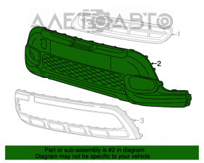 Buza bara fata Fiat 500L 14-17 Trekking