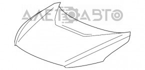 Capota goala Honda Clarity 18-21 usa, aluminiu nou original OEM