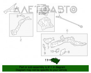 Suportul bateriei pentru Honda Accord 13-17 2.4