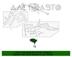 Suportul bateriei Honda Accord 16-17 rest hybrid