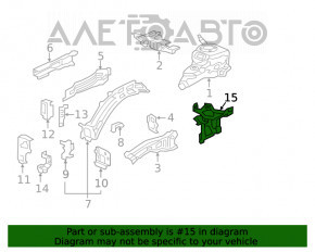 Suport pentru baterie Honda Civic X FC 16-21