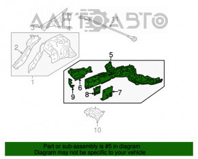 Bara de protecție față stânga Honda Accord 13-17