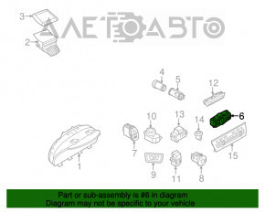 Controlul luminii pentru BMW 5 F10 09-17 fără PTF