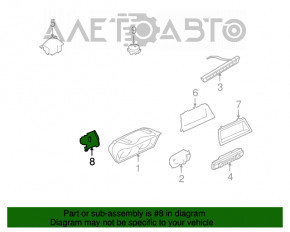 Butonul de start/stop al BMW X5 E70 07-13 are vopseaua cojită.