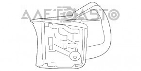 Schimbător de palete volan stânga BMW 11-14 nou original OEM