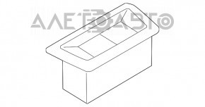 Butonul de deschidere a portbagajului BMW 5 F10 11-16 exterior.