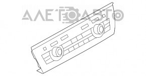 Управление климат-контролем и магнитолой BMW 5 F10 11-16 4 зонный кл.