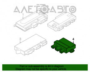 Блок управления Comfort Access BMW 5 F10 11-17