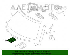 Senzor de ploaie Mini Cooper Countryman R60 10-16