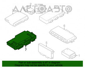 Modulul de control al caroseriei BCM BMW X3 F25 11-17