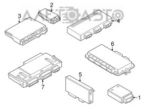 Modulul de control al caroseriei BCM BMW X3 F25 11-17