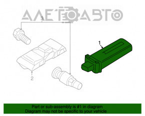 Receptor de control radiofonic la distanță pentru BMW i3 14-20