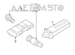 Receptor de control radiofonic la distanță pentru BMW i3 14-20