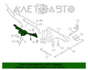 Matura de curățare a trapului pentru BMW X5 E70 07-13