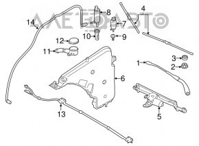 Matura trapezoidală cu motor pentru BMW 3 F30 12-18