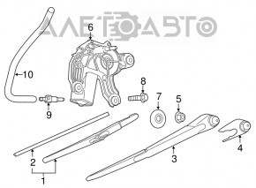 Поводок дворника задний Mini Cooper Countryman R60 10-16