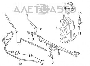 Крышка бачка омывателя Mini Cooper Countryman R60 10-16