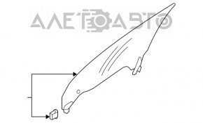 Geam usa fata stanga Subaru b9 Tribeca noua originala OEM