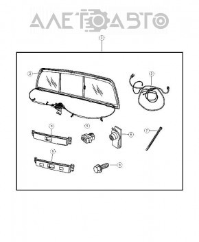 Болты крепления фары 2шт Dodge Journey 11-