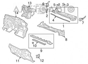 Placa de protecție metalică pentru Honda CRV 12-14