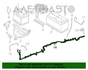 Terminalul bateriei plus BMW X3 G01 18-21