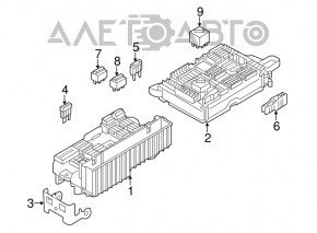 Блок предохранителей передний BMW X5 E70 07-13