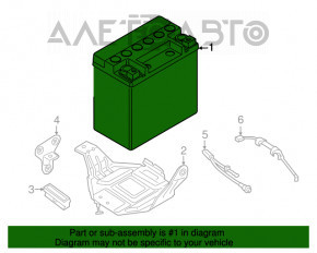 Аккумулятор 12v Li-ion BMW 5 G30 17-23 10Ah