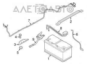 Suport baterie BMW 3 F30 12-18