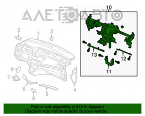 Tubul de subtorpilare pentru Honda CRV 12-14