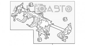 Tubul de subtorpilare pentru Honda CRZ 11-16