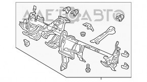 Tubul de subtorpilor pentru Honda Civic X FC 16-21