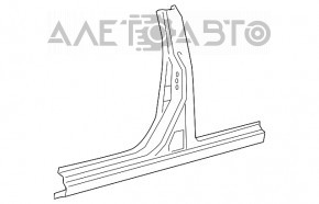 Bara caroseriei centrală dreapta Toyota Sienna 11-17