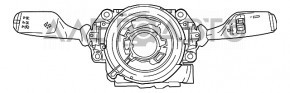 Comutatoarele de pe volan cu cablu pentru BMW 5 G30 17-23