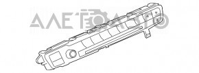 Panoul de control central al BMW 3 F30 12-18 negru, cu navigație.