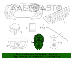 Кнопка start stop BMW X3 G01 18-21 хром