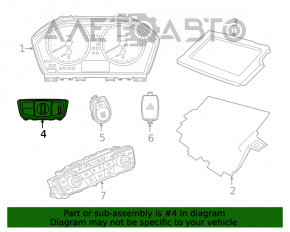 Controlul luminii pentru BMW X1 F48 16-22 cu faruri de ceață