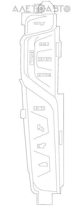 Блок кнопок центральной консоли BMW 7 G11 G12 16-22