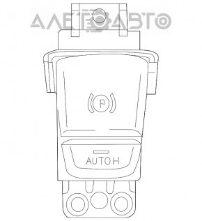 Кнопка паркинг BMW X3 G01 18-21