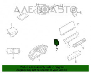 Butonul de start-stop pentru BMW 3 F30 12-18