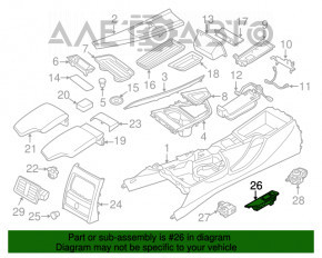 Кнопки центральной консоли SPORT-ECO PRO BMW 3 F30 12-18 под парктроники