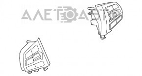 Кнопки управления на руле BMW 3 F30 12-18 Sport, под радар