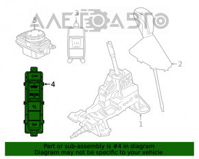 Блок кнопок центральной консоли BMW X1 F48 16-22 без автопарковки