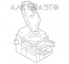 Шифтер КПП BMW 5 G30 17-23 пластик