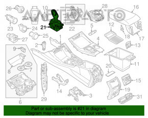 Schimbător cu manetă pentru cutia de viteze BMW X3 G01 18-22