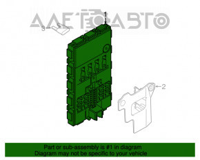 Blocul de control al domeniului corpului BDC BMW 7 G11 G12 16-22